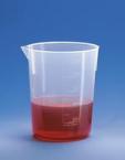 Beaker 250ml, with embossed scale, PP